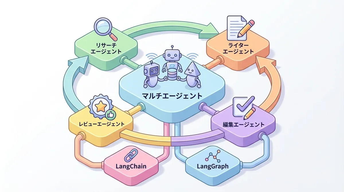 LangChainとLangGraphで実現するマルチエージェントシステム